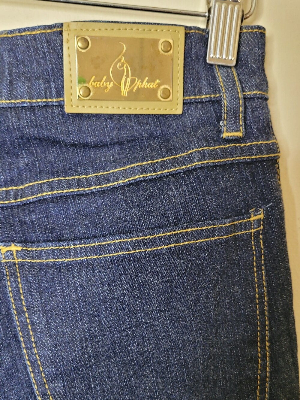 Baby Phat Vintage Y2K Cuffed Jeans Size 5 - Picture 7 of 10